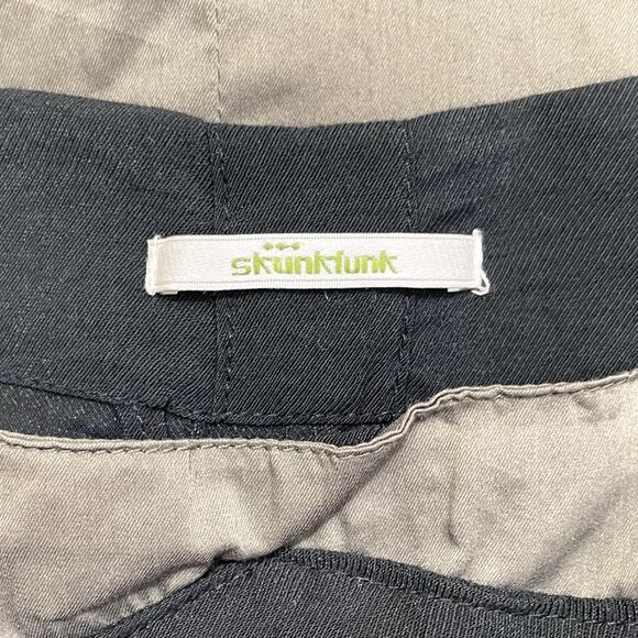 Skunkfunk Osane Tiered Sheath Dress Black Green Size 4 Avant-Garde Retro Indie - Picture 10 of 11